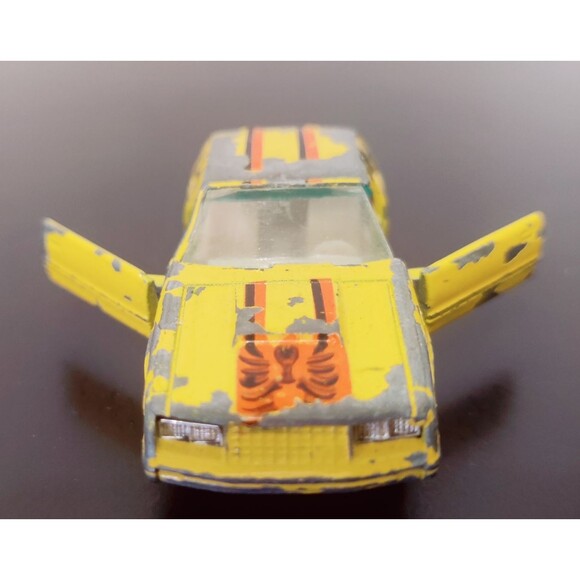 Yatming Ford Mustang Turbo Cobra Yellow No. 1067 Hong Kong Vintage Diecast Toy - Picture 2 of 16